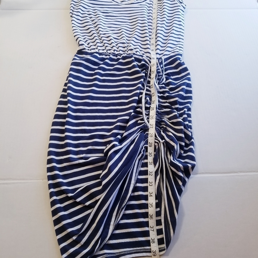 Veronica Beard | Stripe Ruched Jersey‎ Dress, size Small - Picture 8 of 12